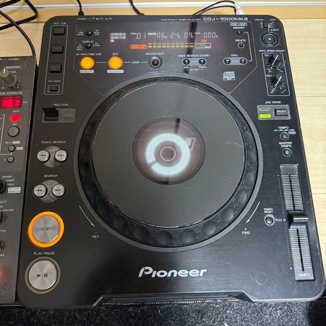 Pioneer CDJ-1000MK2 & DJM-400 セット - メルカリ
