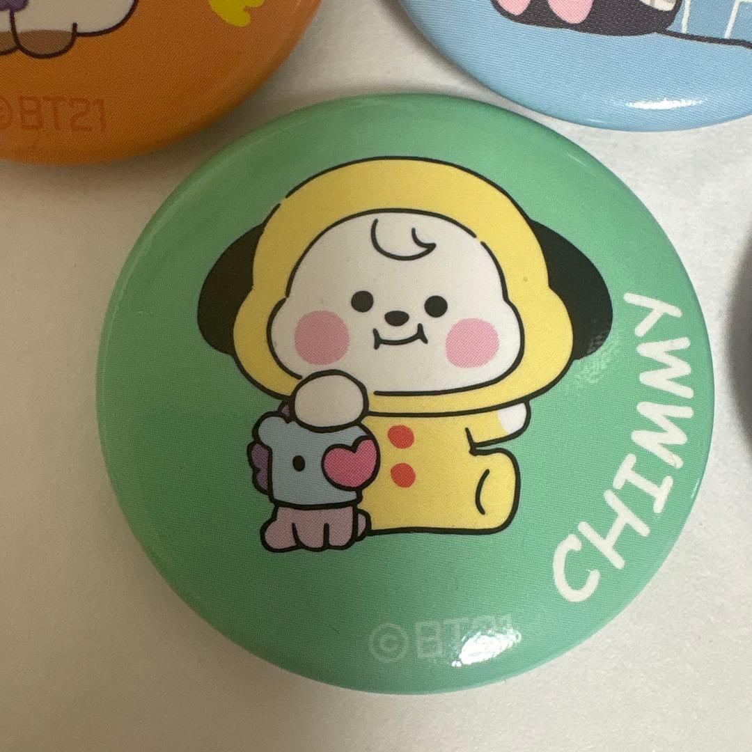 BTSキャラクター缶バッジ5個セット - メルカリ