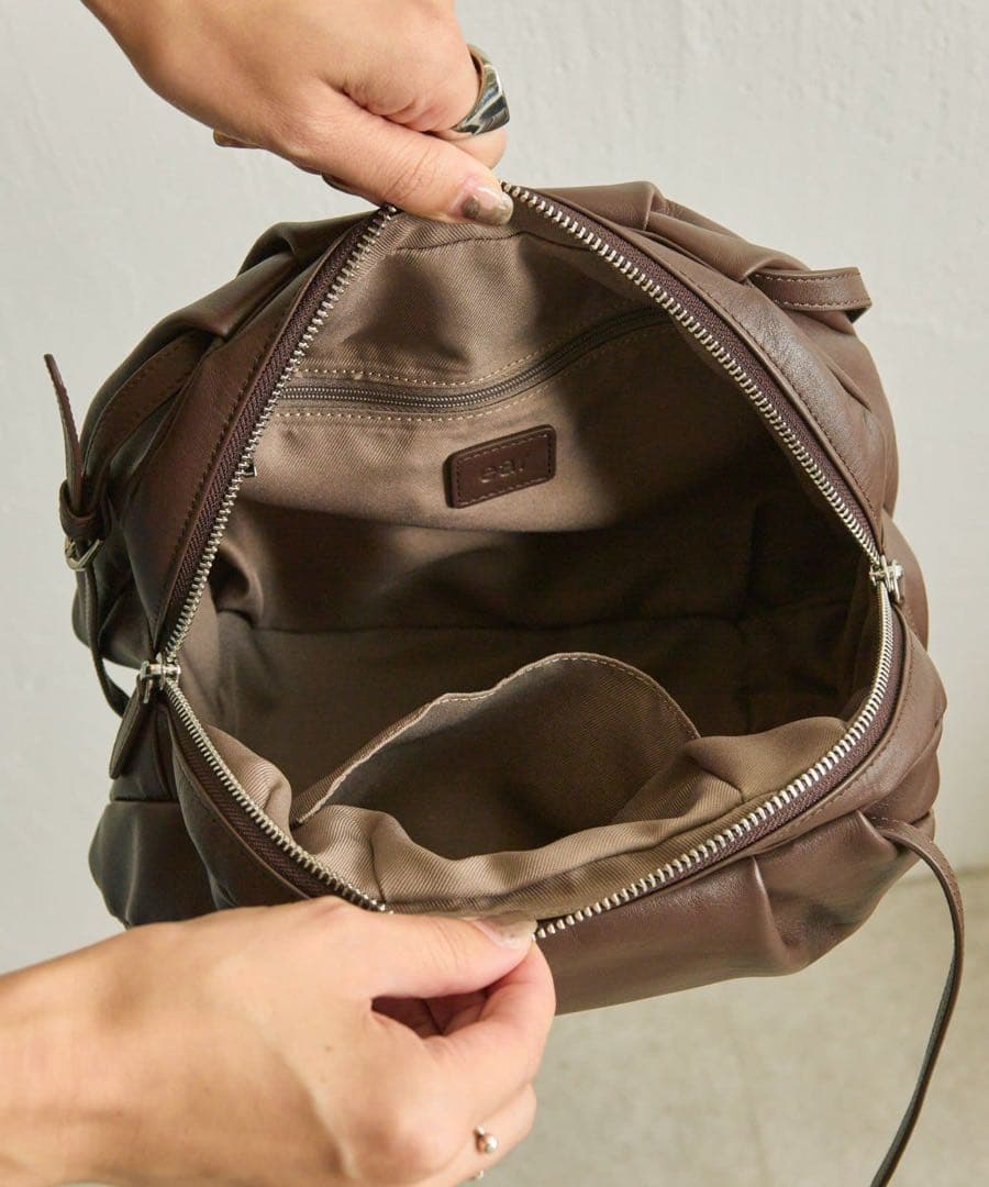 《本革/430g》コロンボストンバッグ　ブラウン