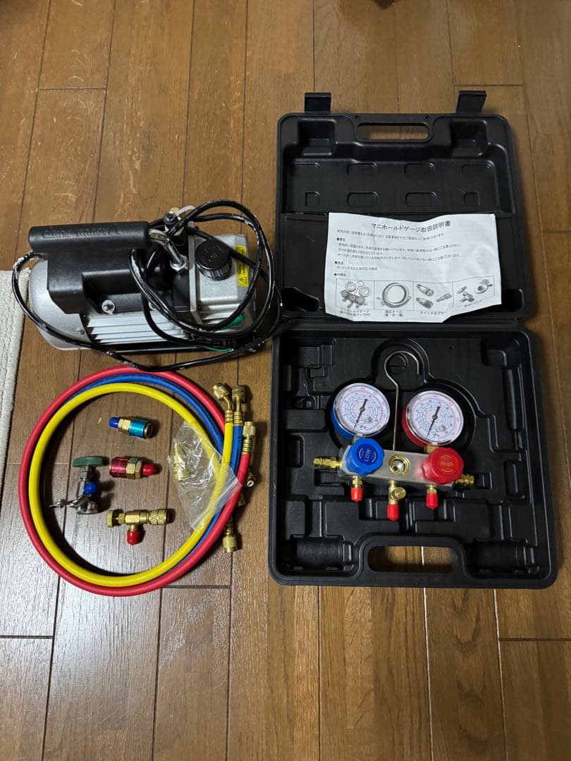 エアコン 工事 汎用 車 電動 エアコンチャージキット エアコン 工事 汎用 車 電動 エアコンチャージキット エアコンガス