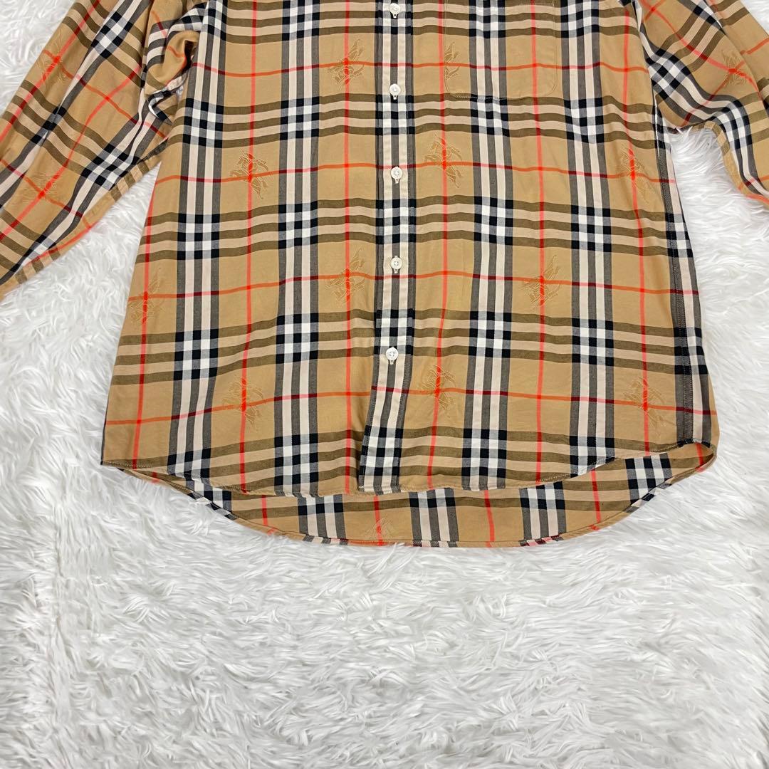 超極美品✨バーバリーズ✨ノバチェック✨シャドーホース✨ロゴ✨L