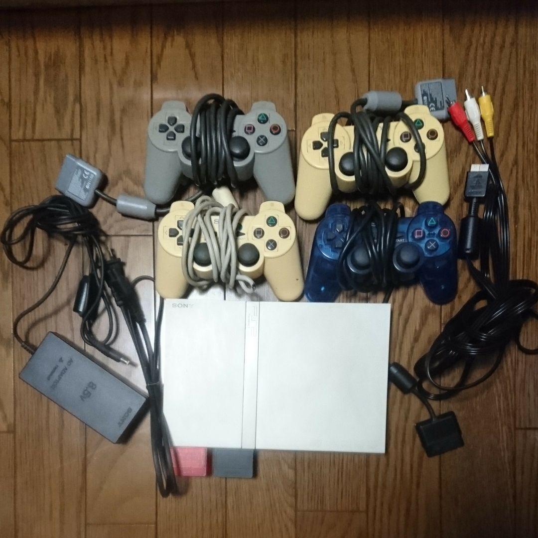 ☆レア☆生産終了品!!薄型PlayStation2セット SONY（ソニー） PS2 本体 プレステ2 SCPH 70000 79000 薄型 75000