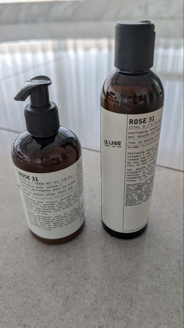 LE LABO ROSE 31 ボディーローション＆シャワージェル 各237ml Rose 31 Shower Gel | Le Labo | Fairmont Store – Fairmont Store US