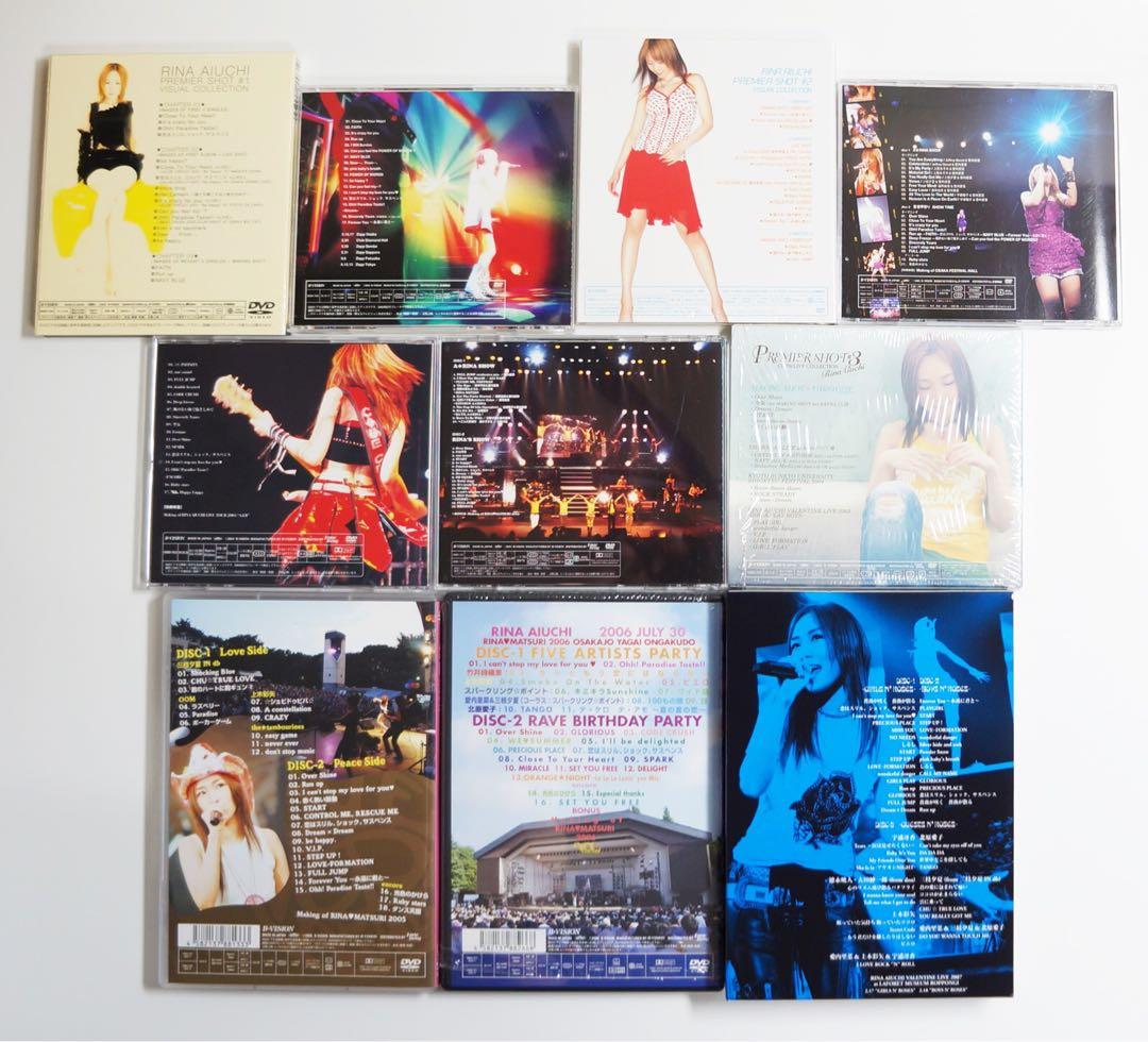 愛内里菜 LIVE DVD10枚セットと当時の配布物セット 廃盤