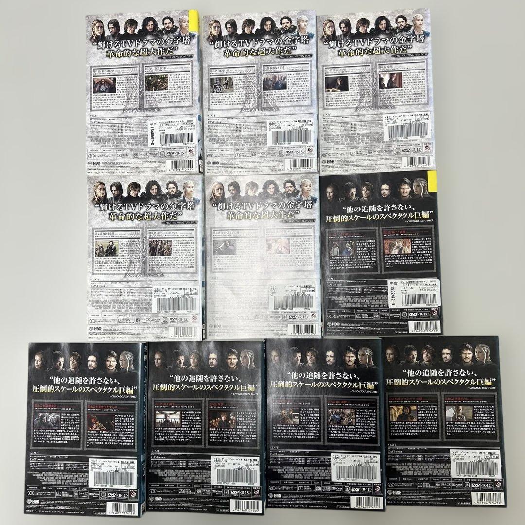 ゲームオブスローンズ　DVD 全40巻　全巻セット　レンタル落ち