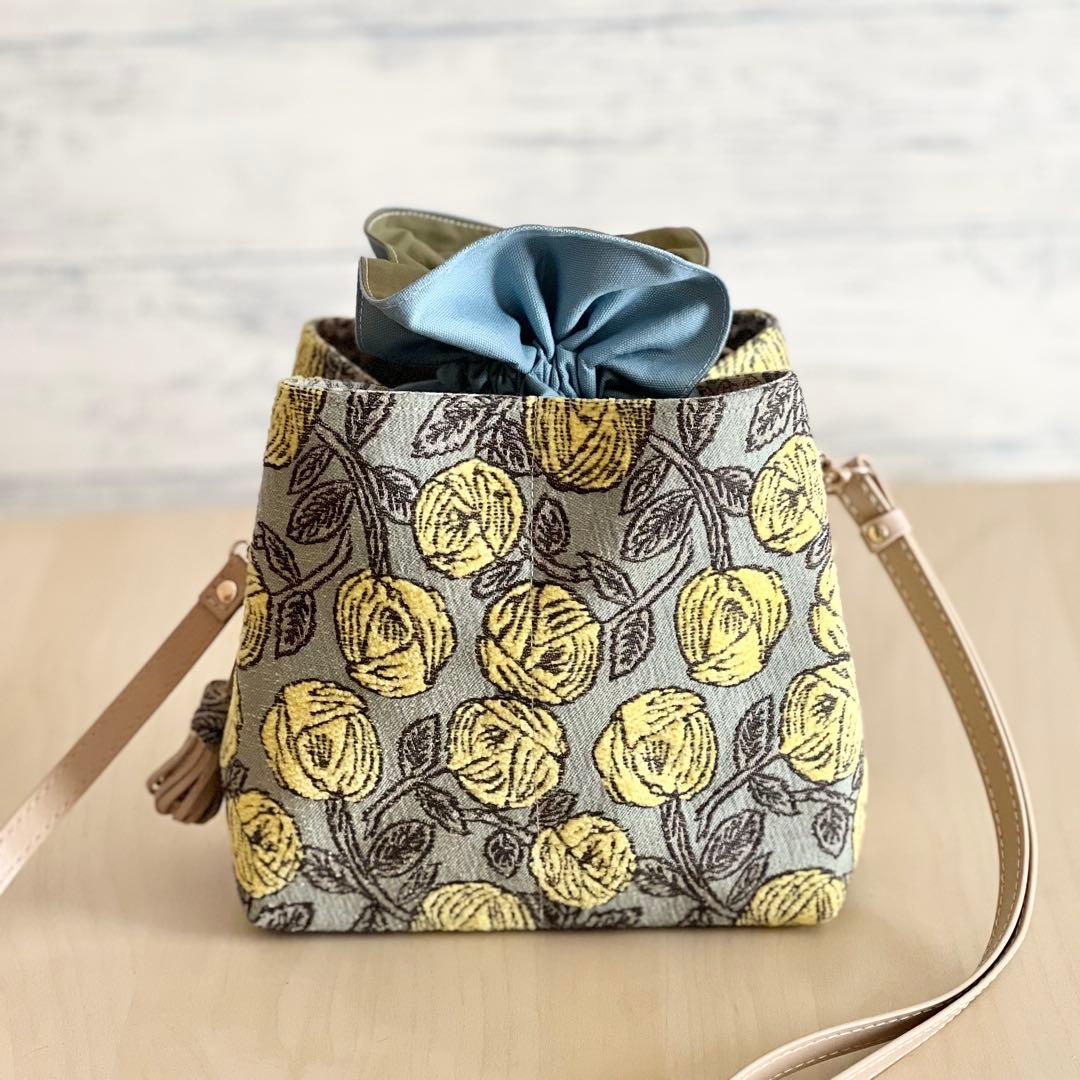 ミナペルホネンrosyあおり巾着ショルダーバッグ MM602-232 - メルカリ