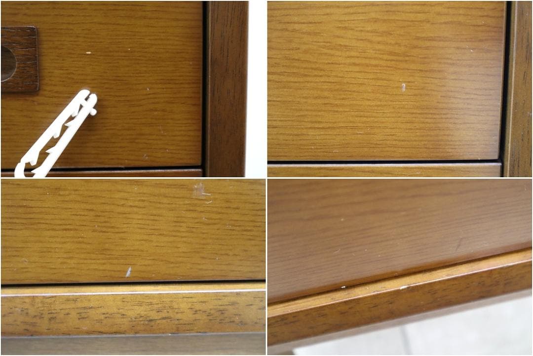 カリモク60 ロクマル デスク 平机 木製 オーク 書斎 (別チェスト購入