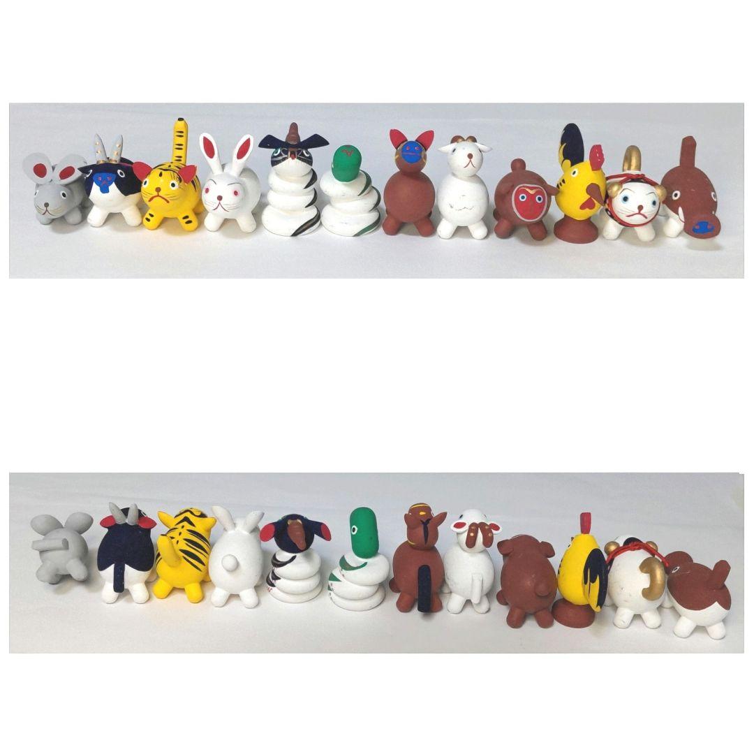 ☆オリジナル桐箱入り☆木彫 十二支☆おぐら屋☆鳥取伝統工芸品