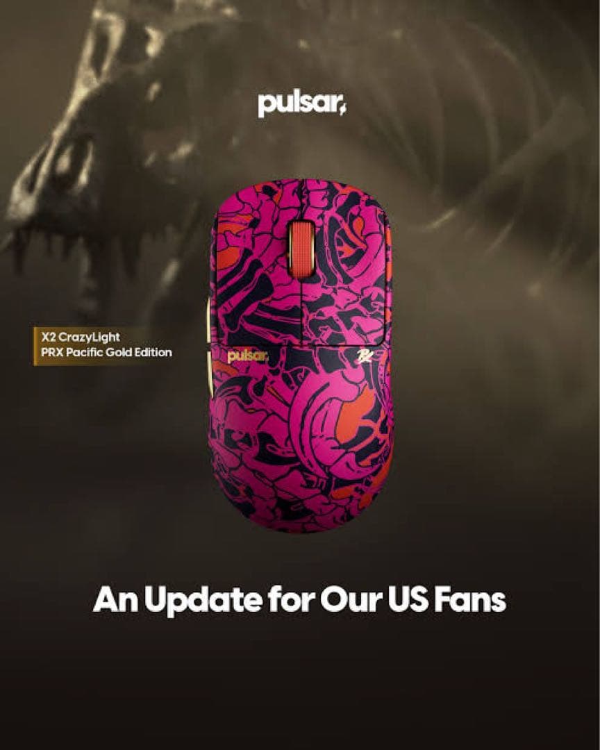 マウス・トラックボール Pulsar PRX GOLD X2CrazyLightGamingMouse PRX Pacific Gold Edition] X2 CrazyLight Gaming Mouse – Pulsar