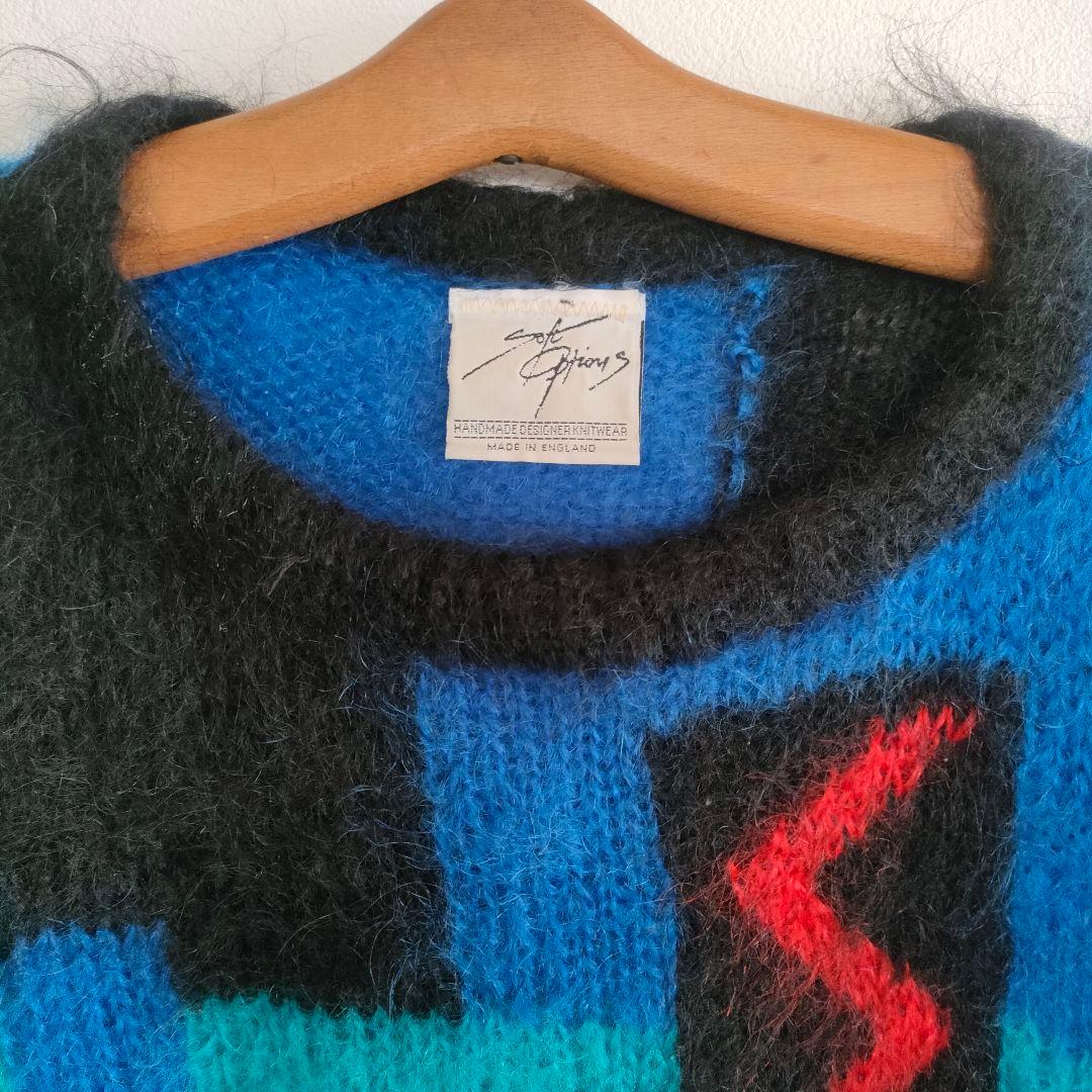 1980s Soft Options HANDMADE Mohair Knit