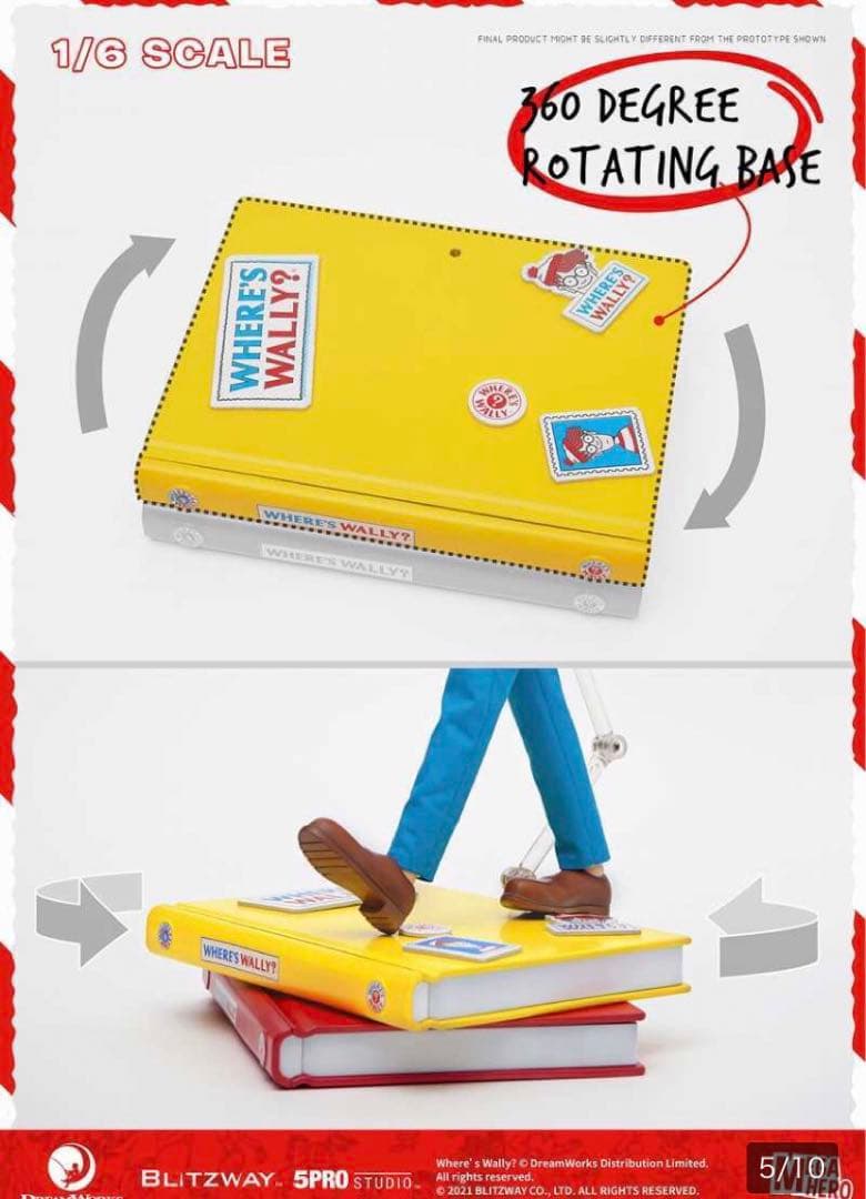 予約特典付き ウォーリーをさがせ! 1/6 フィギュア - メルカリ