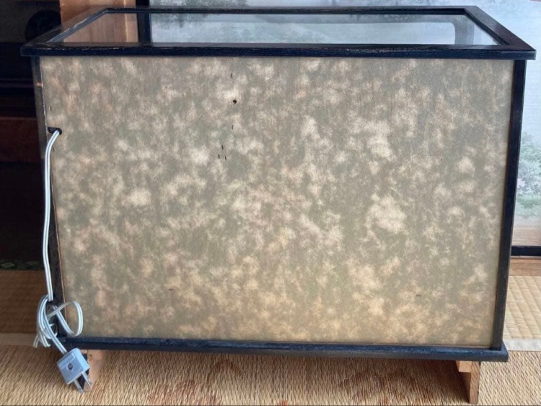 昭和レトロ 木目込雛人形 オルゴール・ガラスケース付 1950年代 保管用