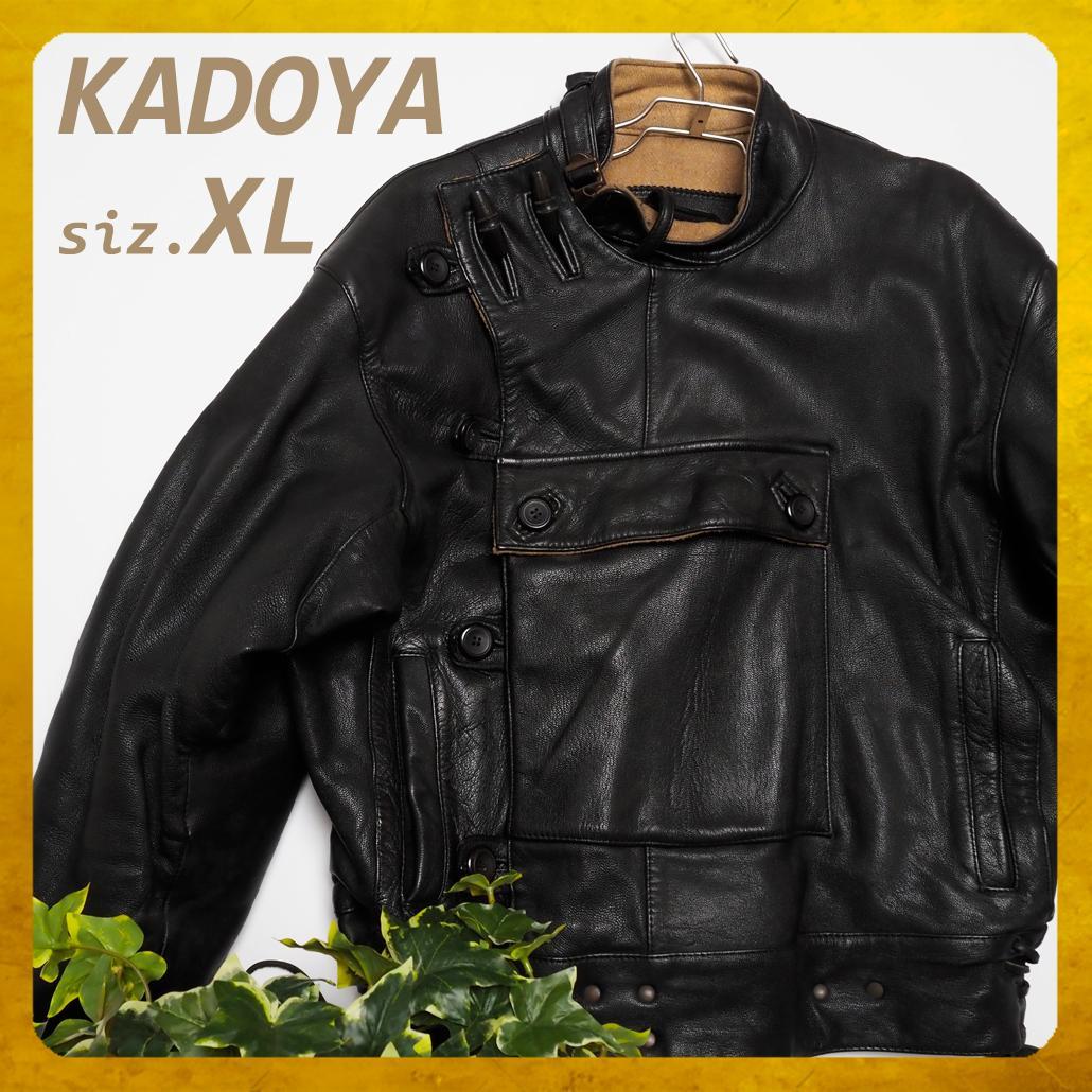K's Leather KADOYA スウェーデン軍モーターサイクルジャケット - メルカリ