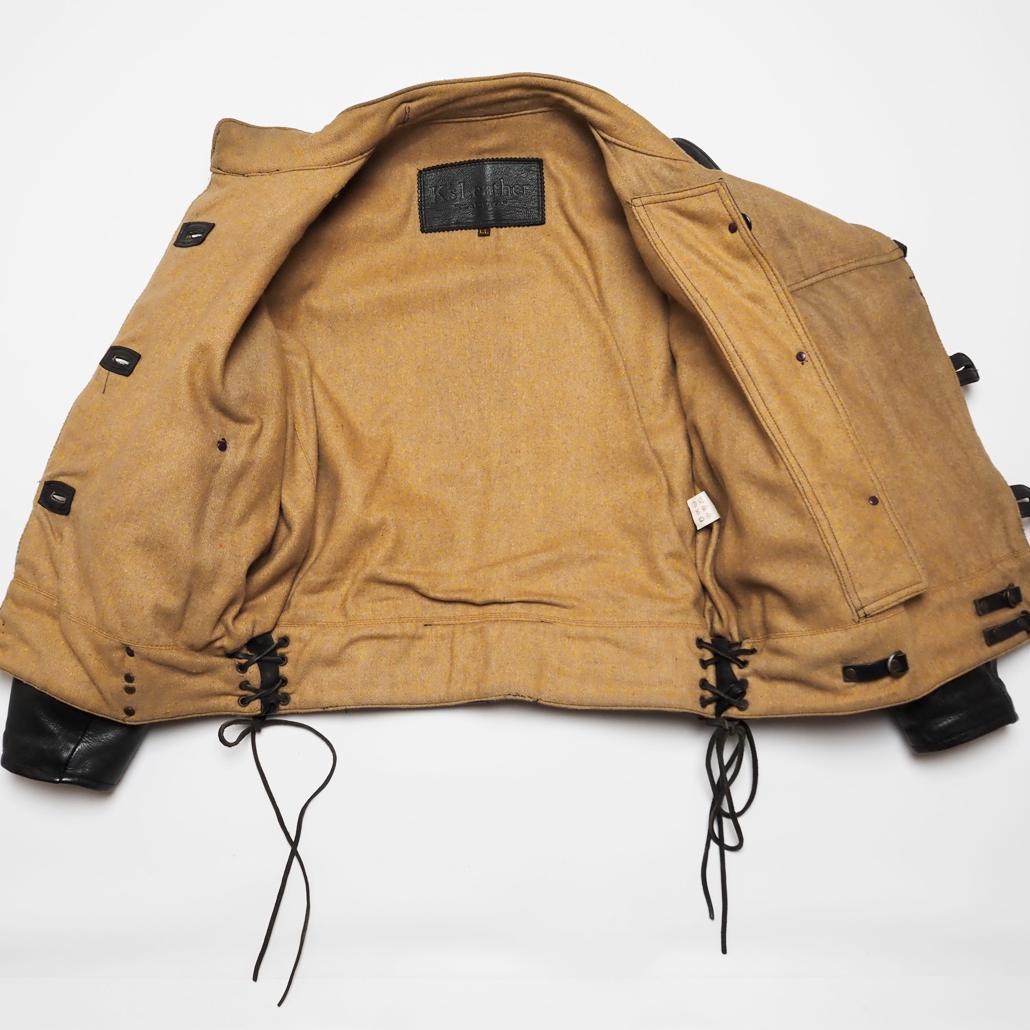 K's Leather KADOYA スウェーデン軍モーターサイクルジャケット - メルカリ