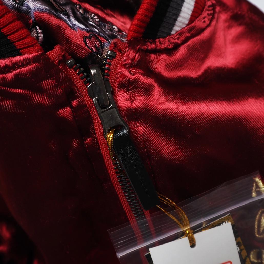 タグ付き未使用 艦これ 流儀圧搾 コラボ リバーシブルスカジャン 赤城