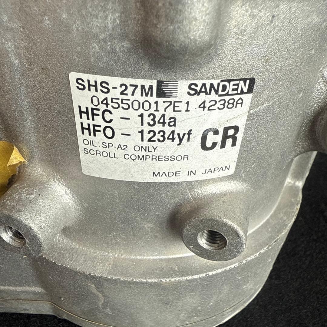 w*2様 ホンダ フリード GB7 コンプレッサー SHS-27M CR 中古