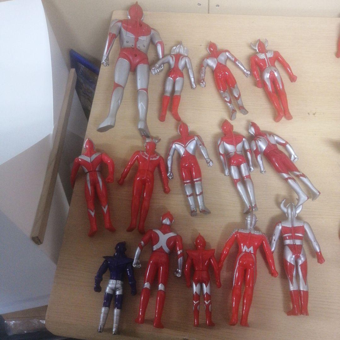 まとめ売り】ウルトラマン 仮面ライダー ウルトラ怪獣 戦隊 ソフビ人形