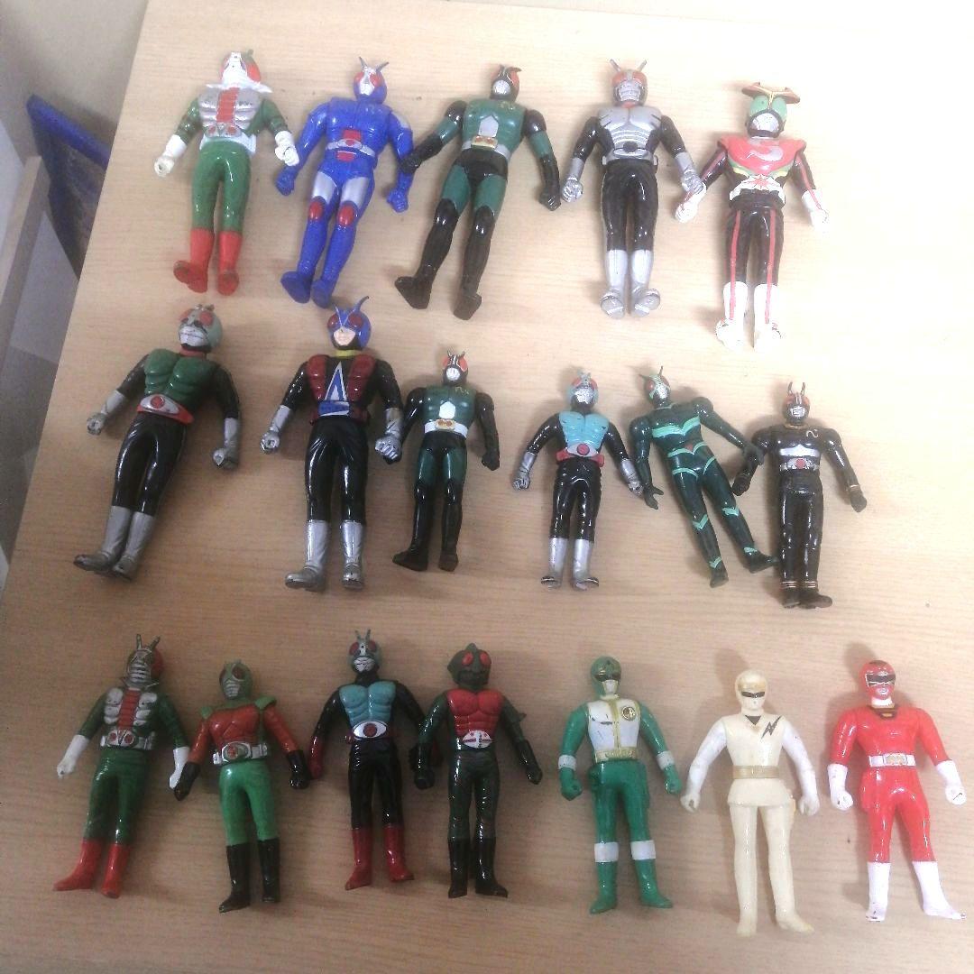 まとめ売り】ウルトラマン 仮面ライダー ウルトラ怪獣 戦隊 ソフビ人形