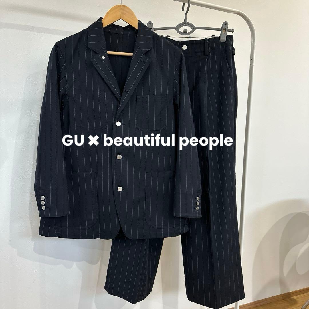 GU beautiful people セットアップ ジャケットS パンツM - メルカリ