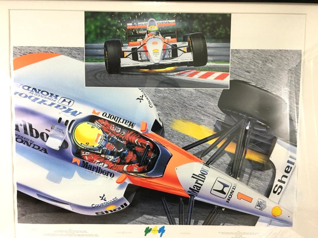 ○激レア アイルトン・セナ ポスター 限定500 1993 Grand-prix - メルカリ