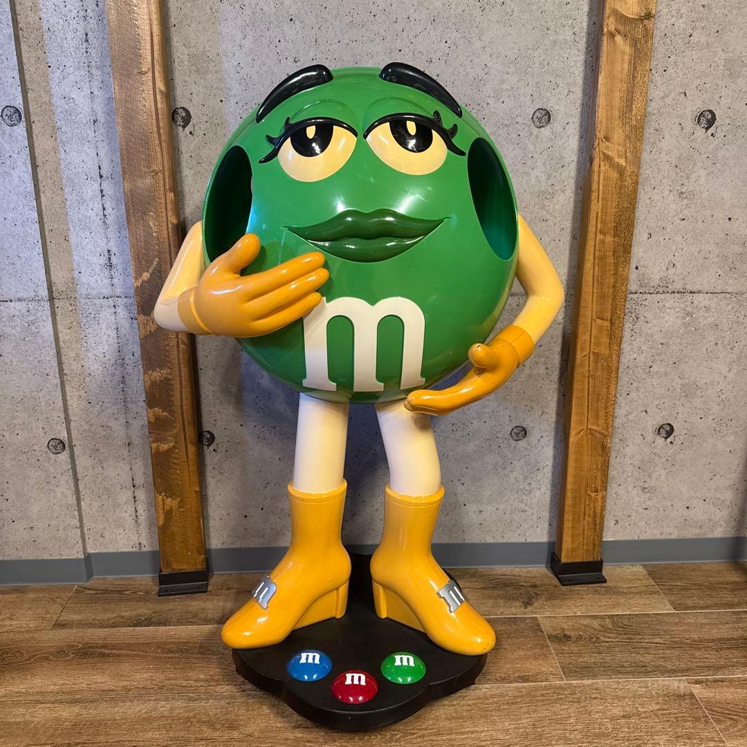 M&M's グリーン　キャラクター ディスプレイ　レア色 M&M'S ダイキャストメタル フィギュア 【グリーン】 | アメリカン雑貨