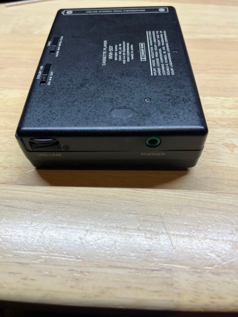 WM-507 WALKMANカセットプレーヤー ウォークマン ジャンク品 - メルカリ