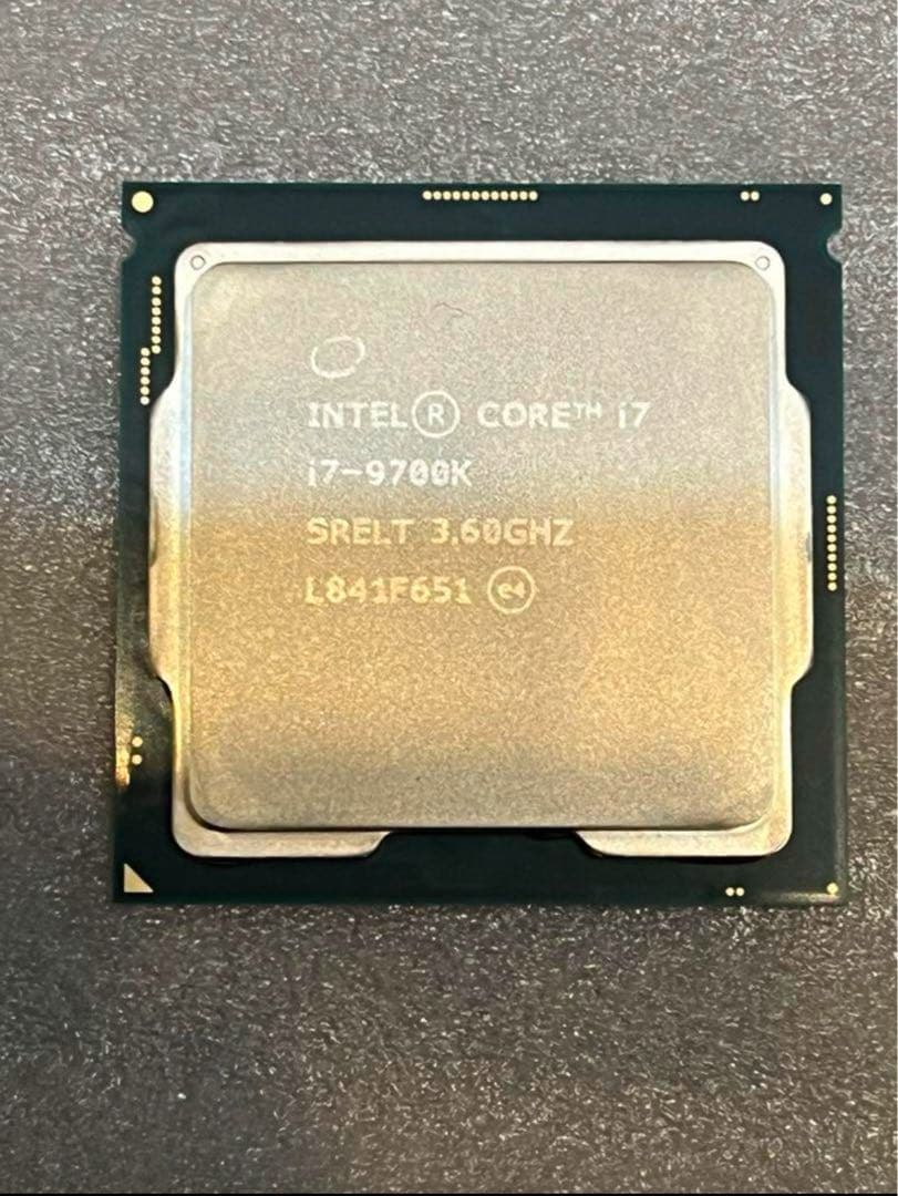 【完動品】Intel Core i7 9700K 3.60Ghz SRELT