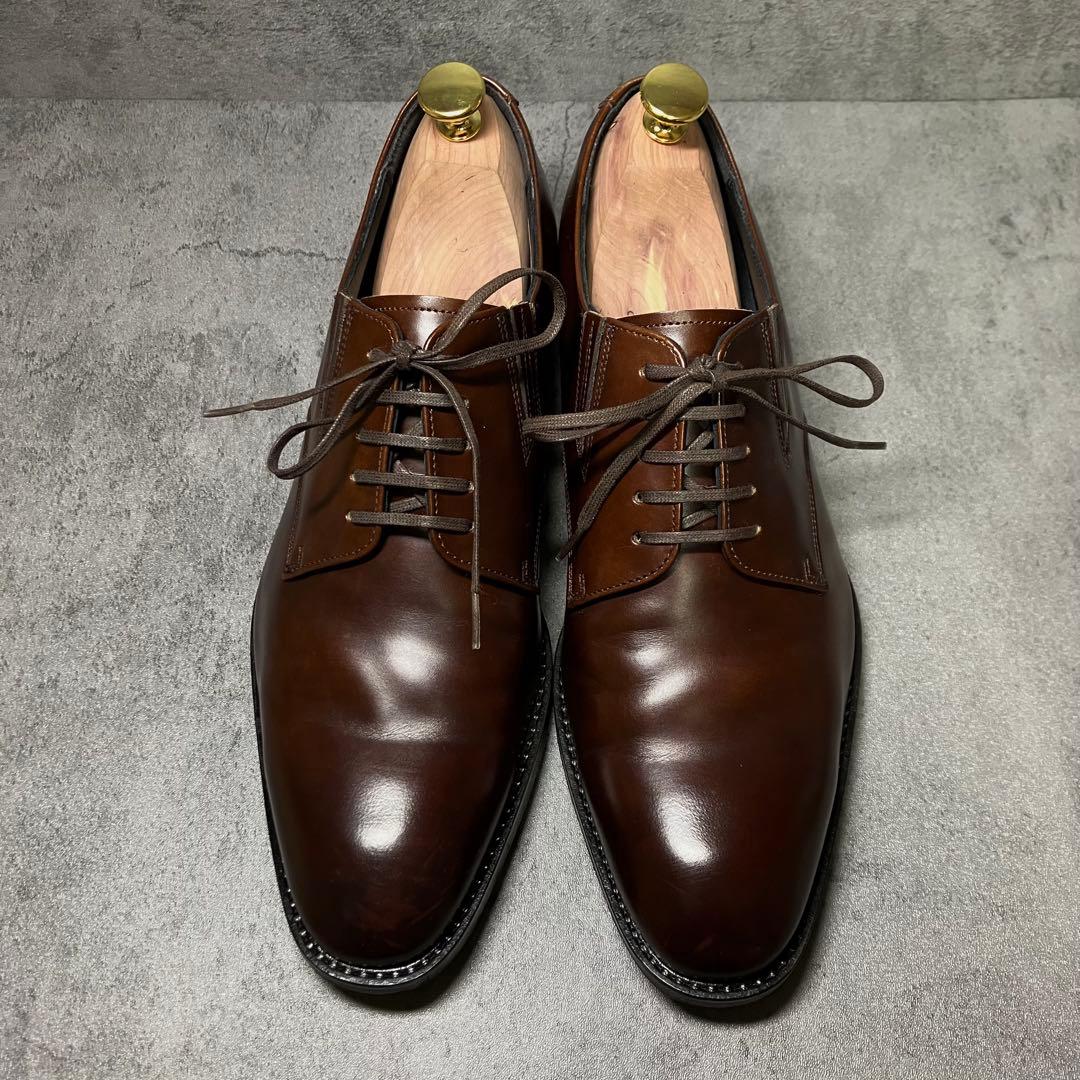 極美品 リーガル ビジネスシューズ プレーントゥ 30MR ブラウン 2248