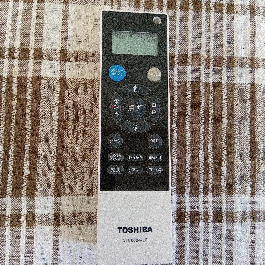 TOSHIBA 照明用リモコン NLER004-LC - メルカリ