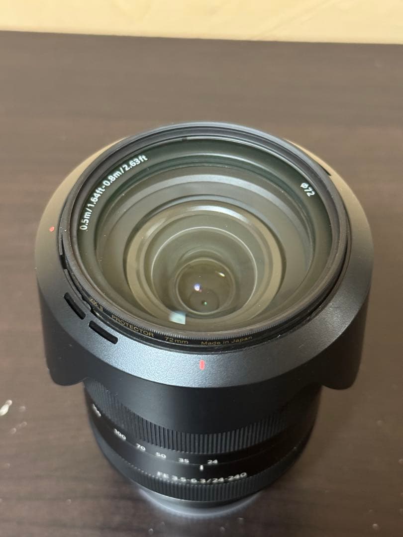 SONY FE 24-240mm F3.5-6.3 OSS レンズフィルター付き