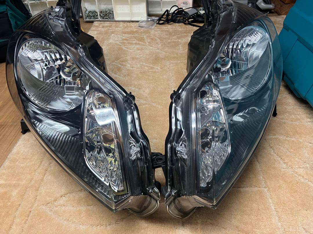 直接引取限定‼︎ ホンダ フリード GB3後期型ヘッドライト クリア 2個セット フリード HID→LED化 LED ヘッドライト GB3/4(H20.5-H28.8) HID仕様車