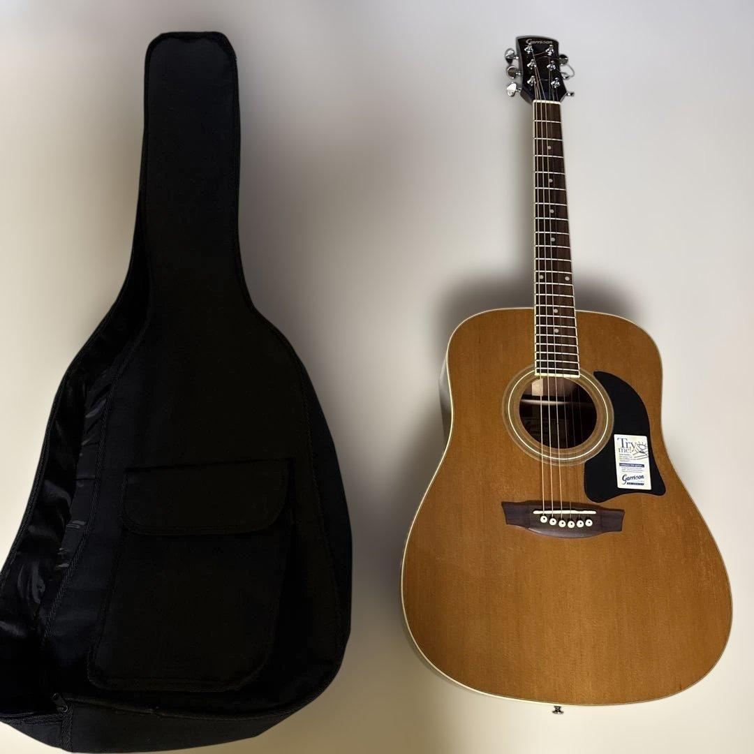 Garrison アコースティックギター ギターケース付き　AG-400 美品 ARIA（アリア） ギターケース アコースティックギター ケース ARIA ABC