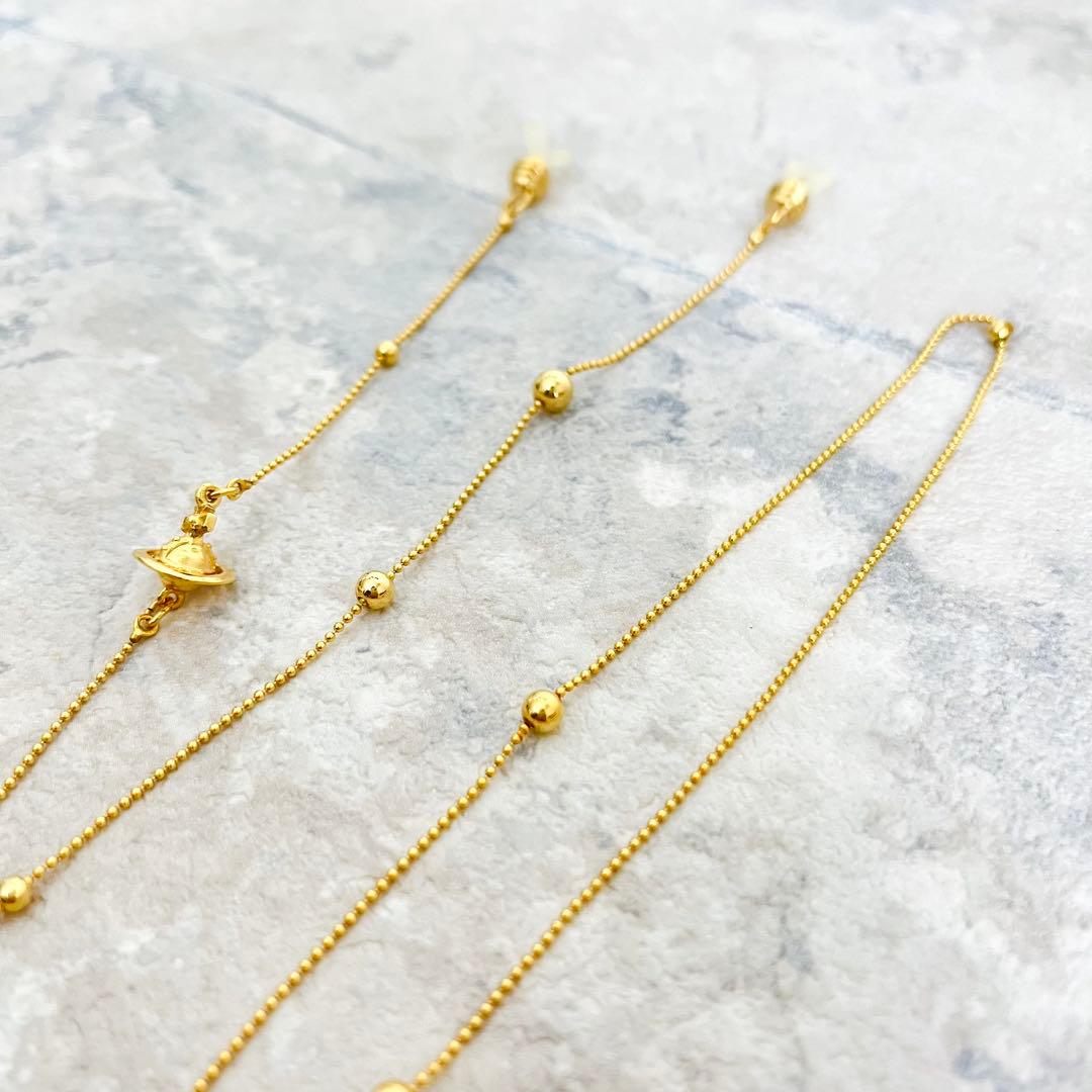 ✨廃盤希少品✨VivienneWestwood メガネチェーン オーブ ゴールド