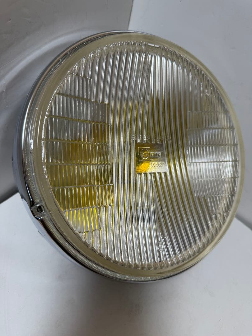 美品 希少当時物180πシビエ凹レンズ付ヘッドライト/マーシャルCIBIE