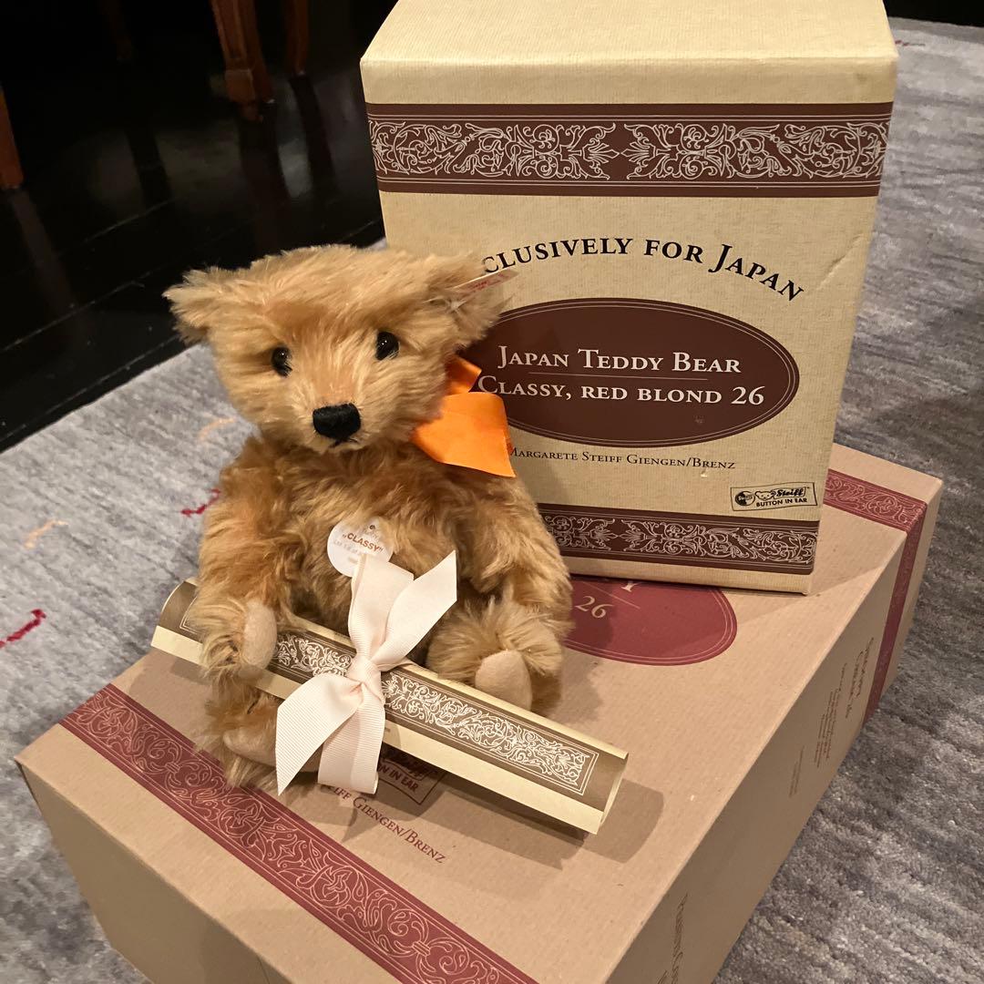 シュタイフ✨Japan Teddy Bear✨Classy Red Blond✨ s-l400.jpg
