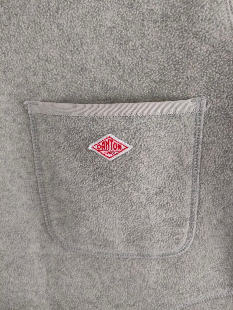 美品 DANTON フリースプルオーバー ベージュ36 - メルカリ