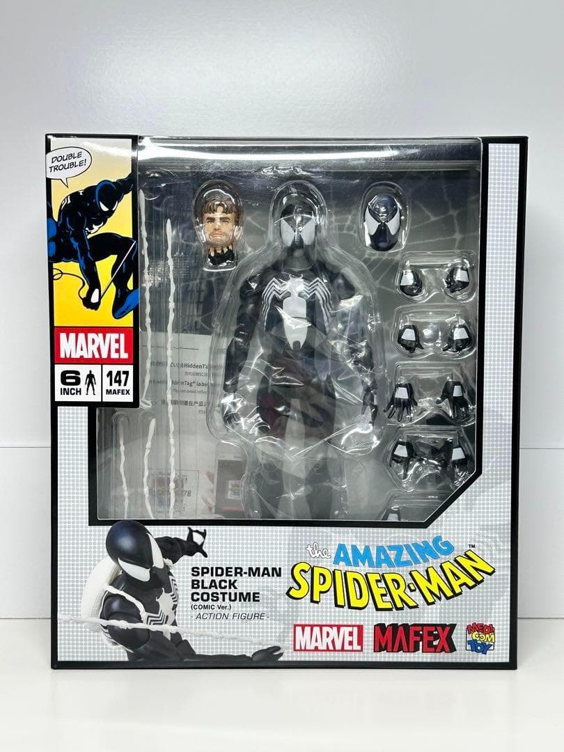 MAFEX　No.147 スパイダーマン　ブラックコスチューム Amazon.co.jp: MAFEX マフェックス No.147 SPIDER-MAN BLACK COSTUME
