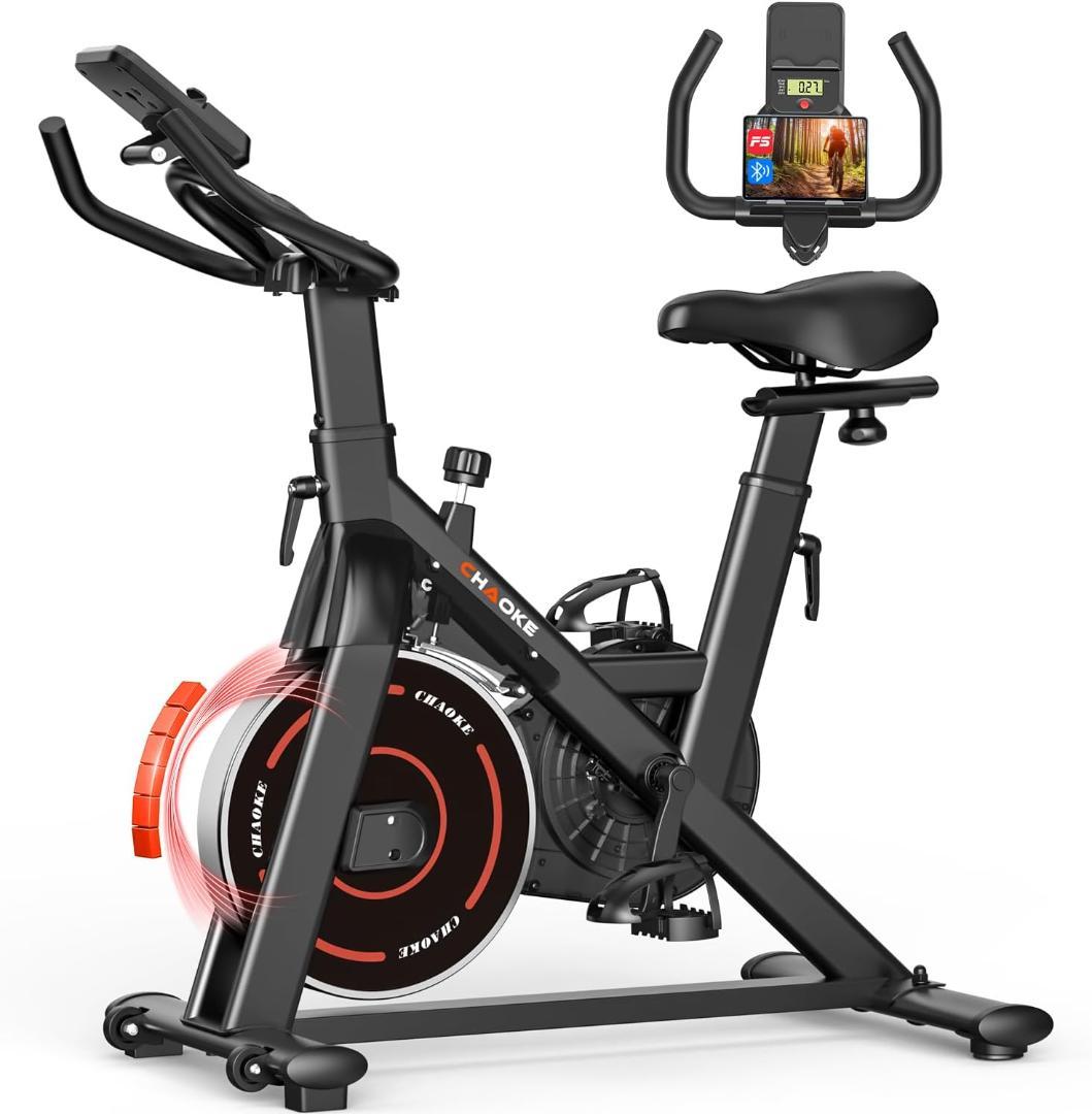 【270】CHAOKE フィットネスバイク スピンバイク エアロバイク 【Zwi Amazon.co.jp: CHAOKE スピンバイク エアロバイク 【Zwift/アプリ連動