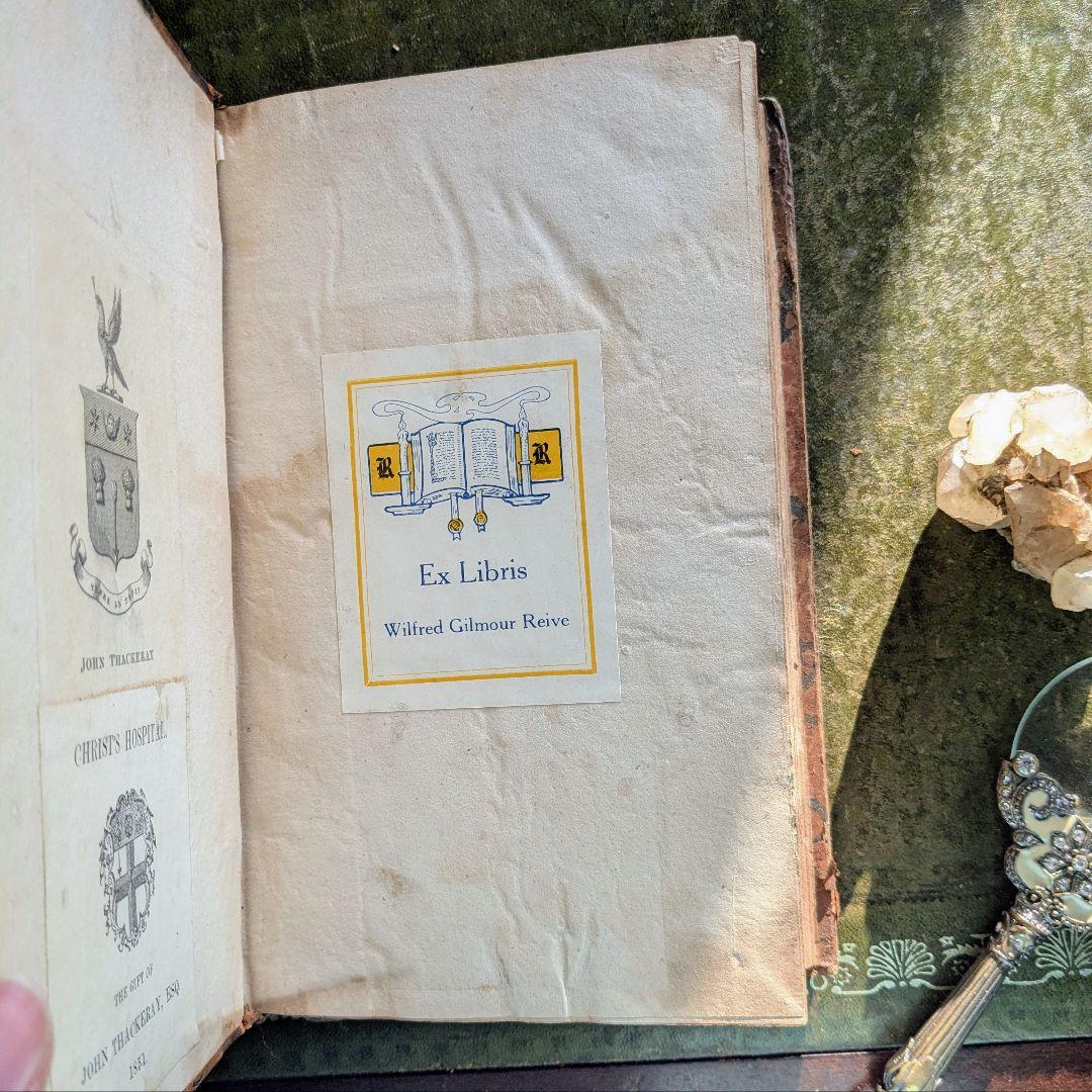 まるで貴族の書斎に飾られていたような、重厚なアンティーク本セット