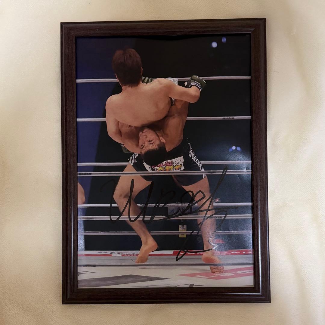 RIZIN シェイドゥラエフ 直筆サイン⑦ 朝倉未来 師走の超強者祭り 男祭り