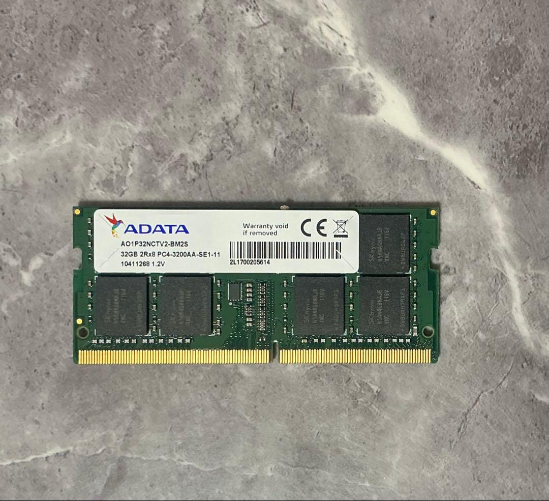 ADATA DDR4 32GB 2666MHz ノートPC用メモリ プレミア DDR4 2666 U-DIMM メモリモジュール (Japan)