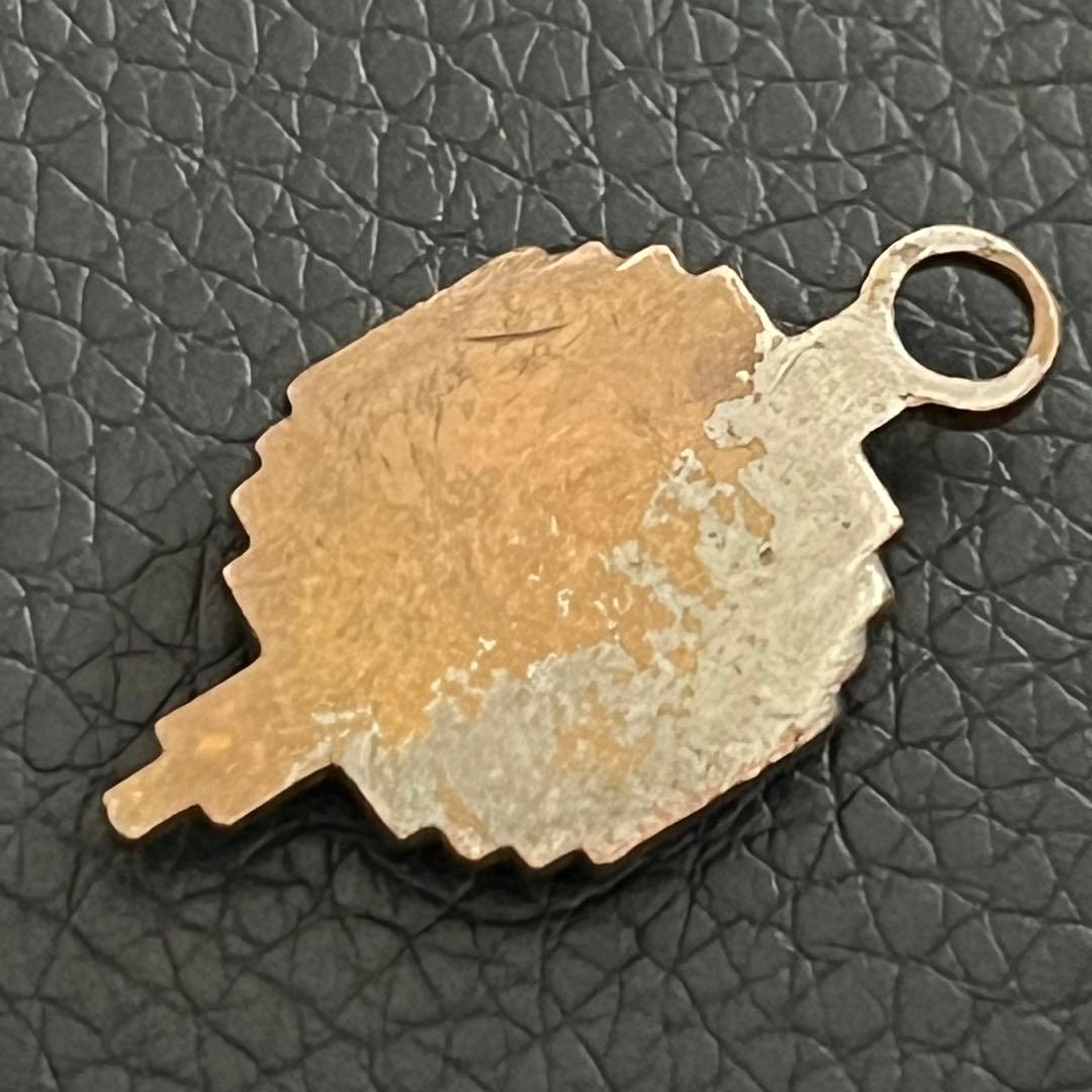 カレッジリング金ゴールド黒ネックレストップ社章ピンズ40sバッジ