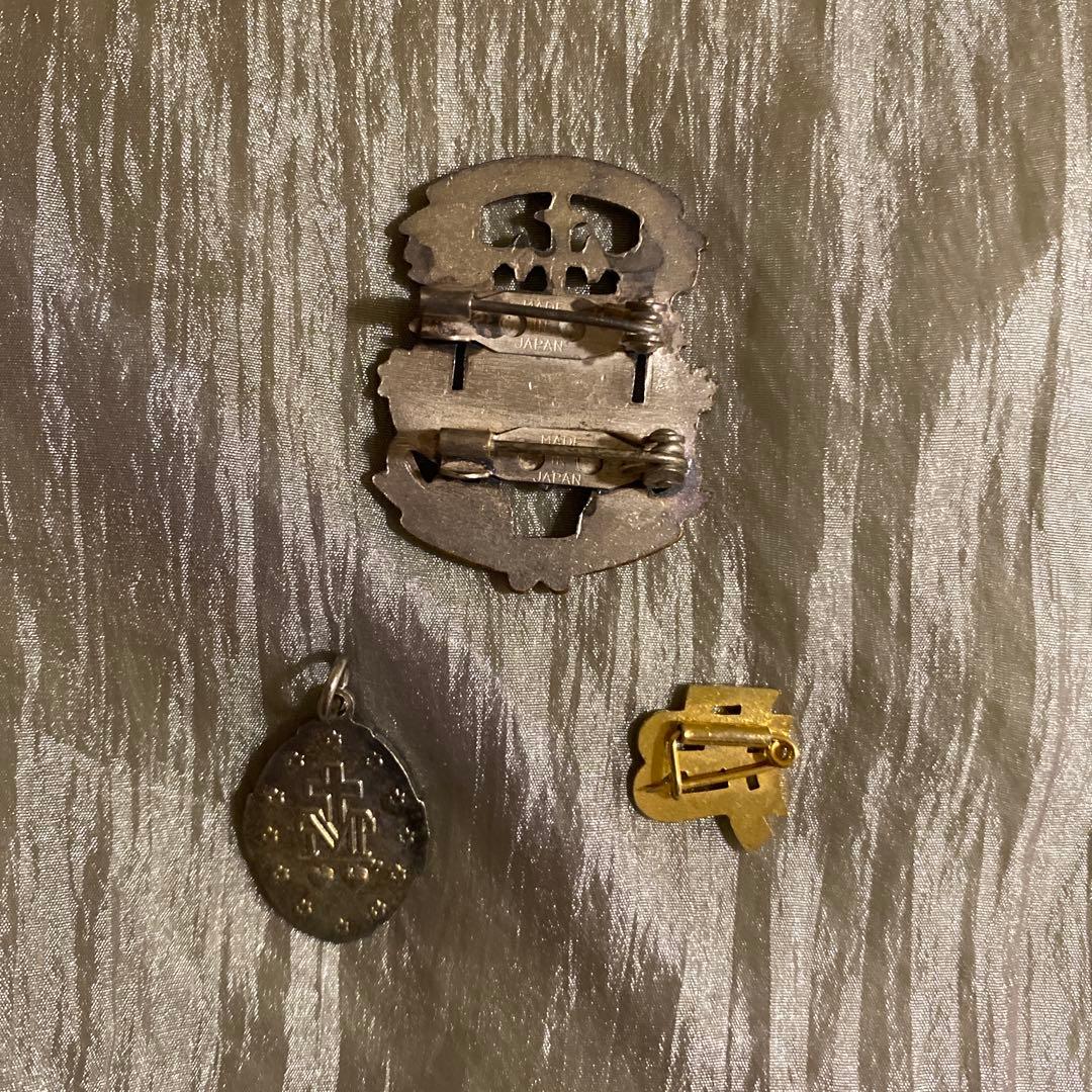 福岡雙葉校章、メダイ、FBバッチ