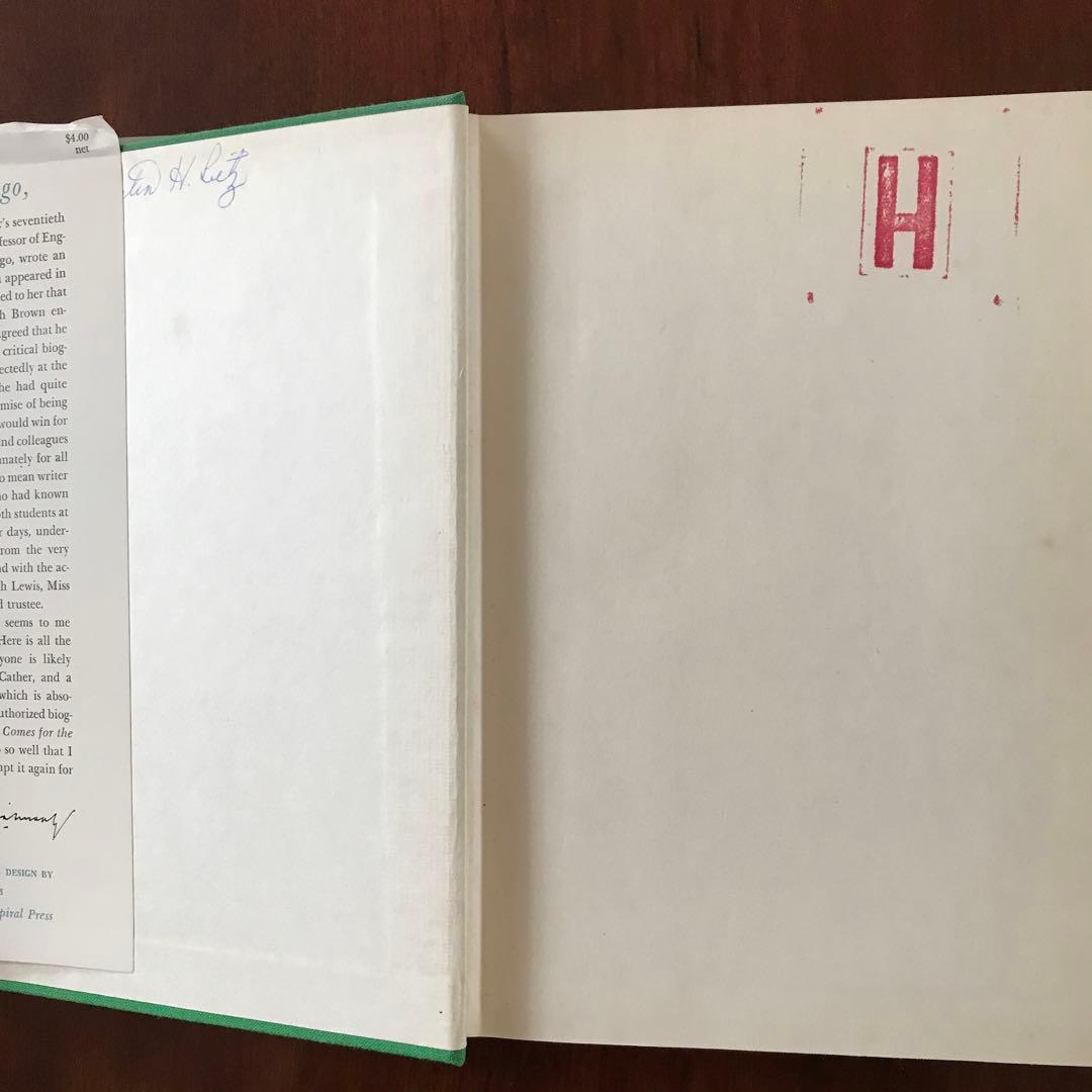 ウィラ　キャザー研究書(洋書)3冊セット