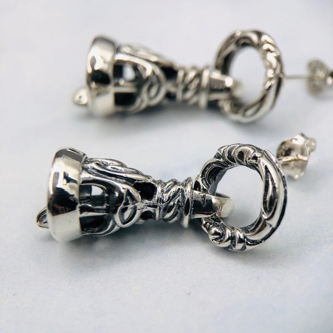 シルバー925 ピアス メンズ 鈴 鐘 ベル クロム 人気 3-24 6293 - メルカリ