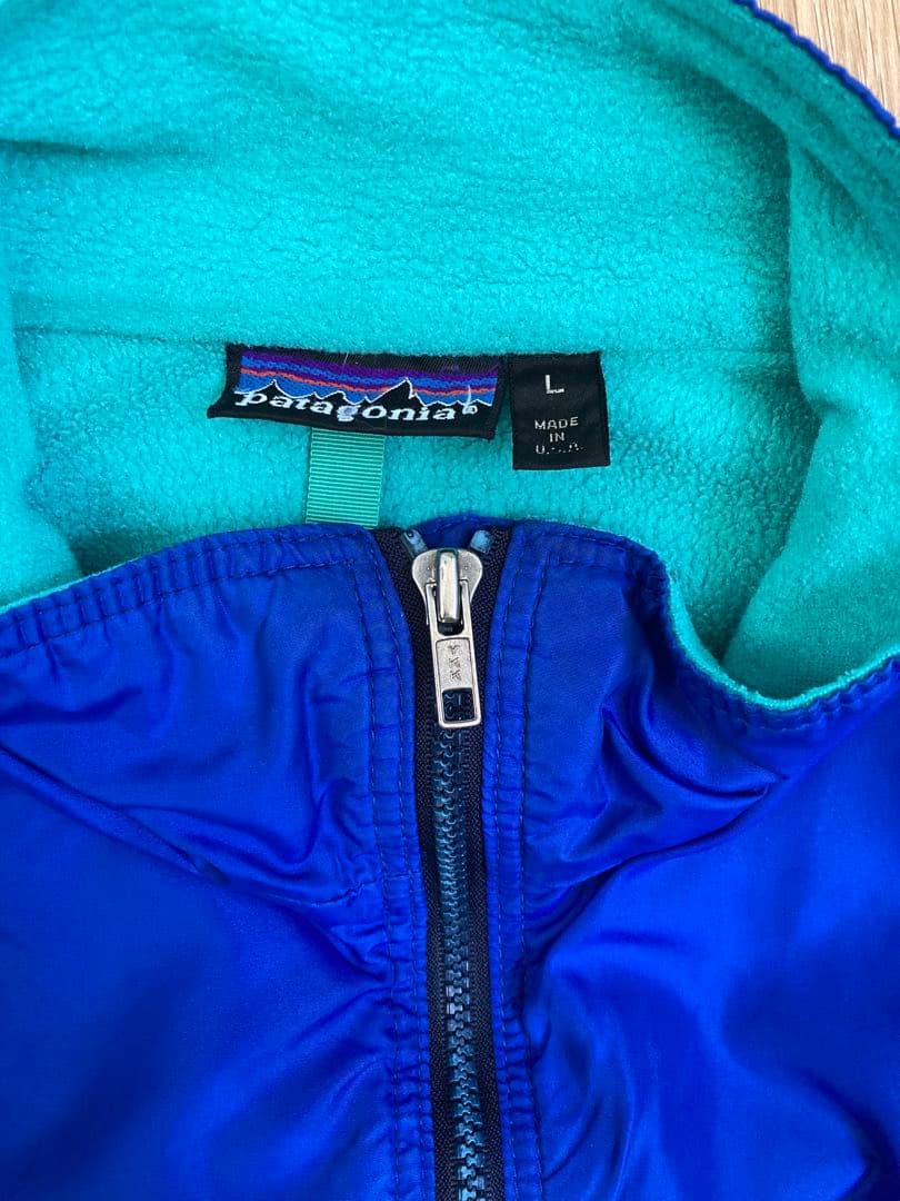 patagonia 80s 90s USA製 シェルドキャプリーン ブルー - メルカリ