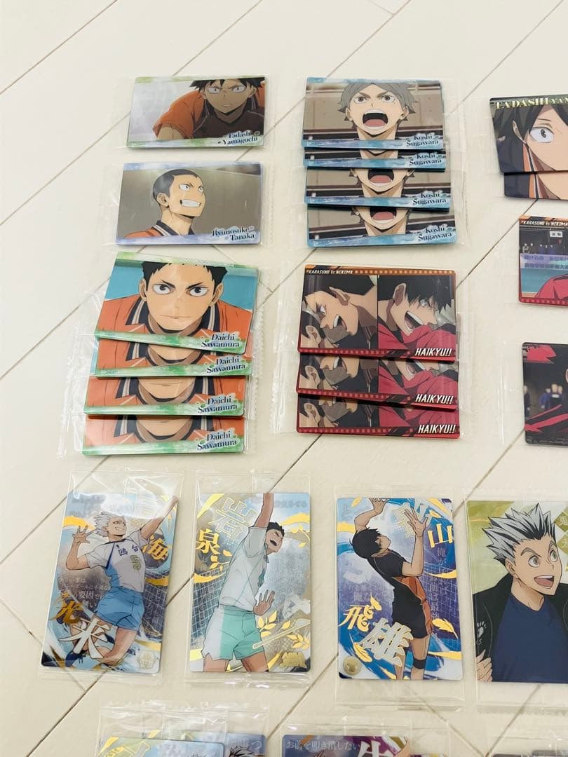 新品未開封 ハイキュー!! ウエハースカード 52枚まとめ売り - メルカリ