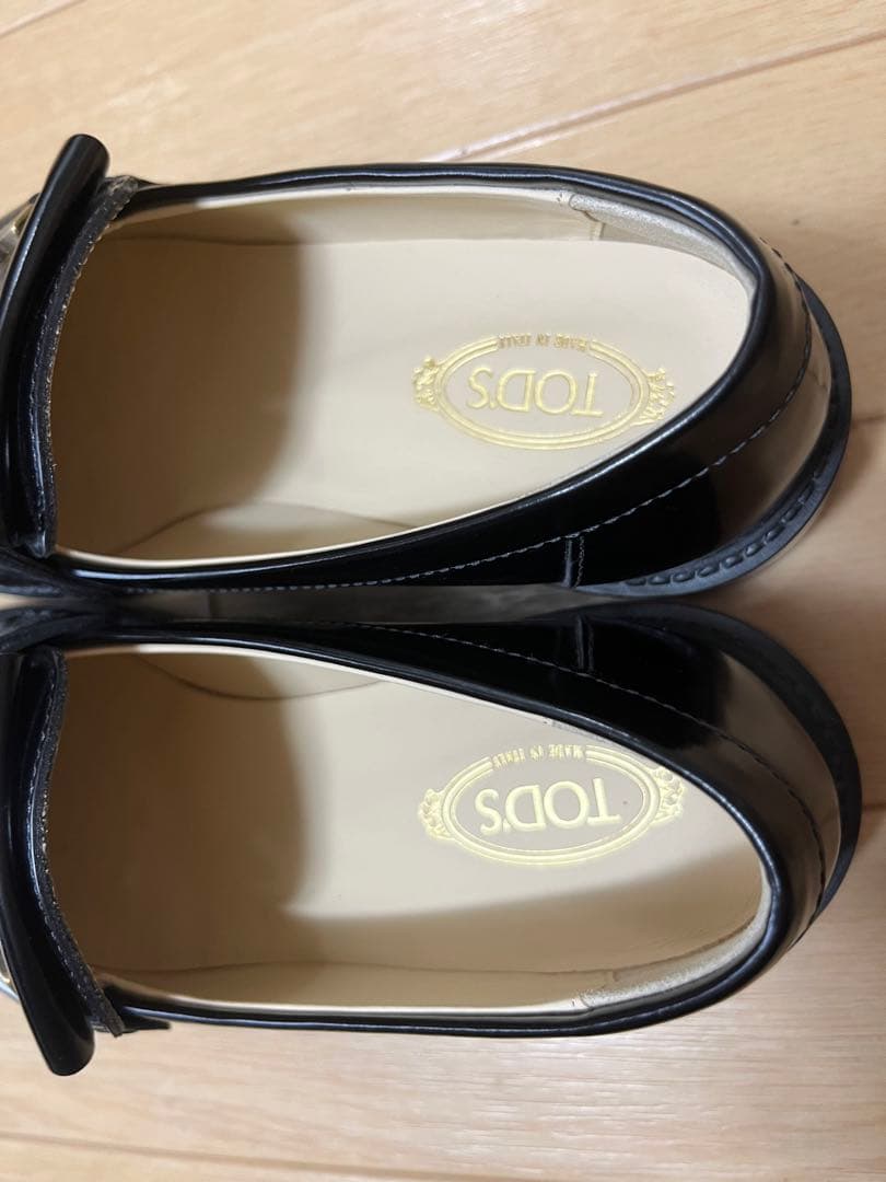 トッズ/TOD's フリンジローファー ブラック　サイズ36.5(23.5cm)