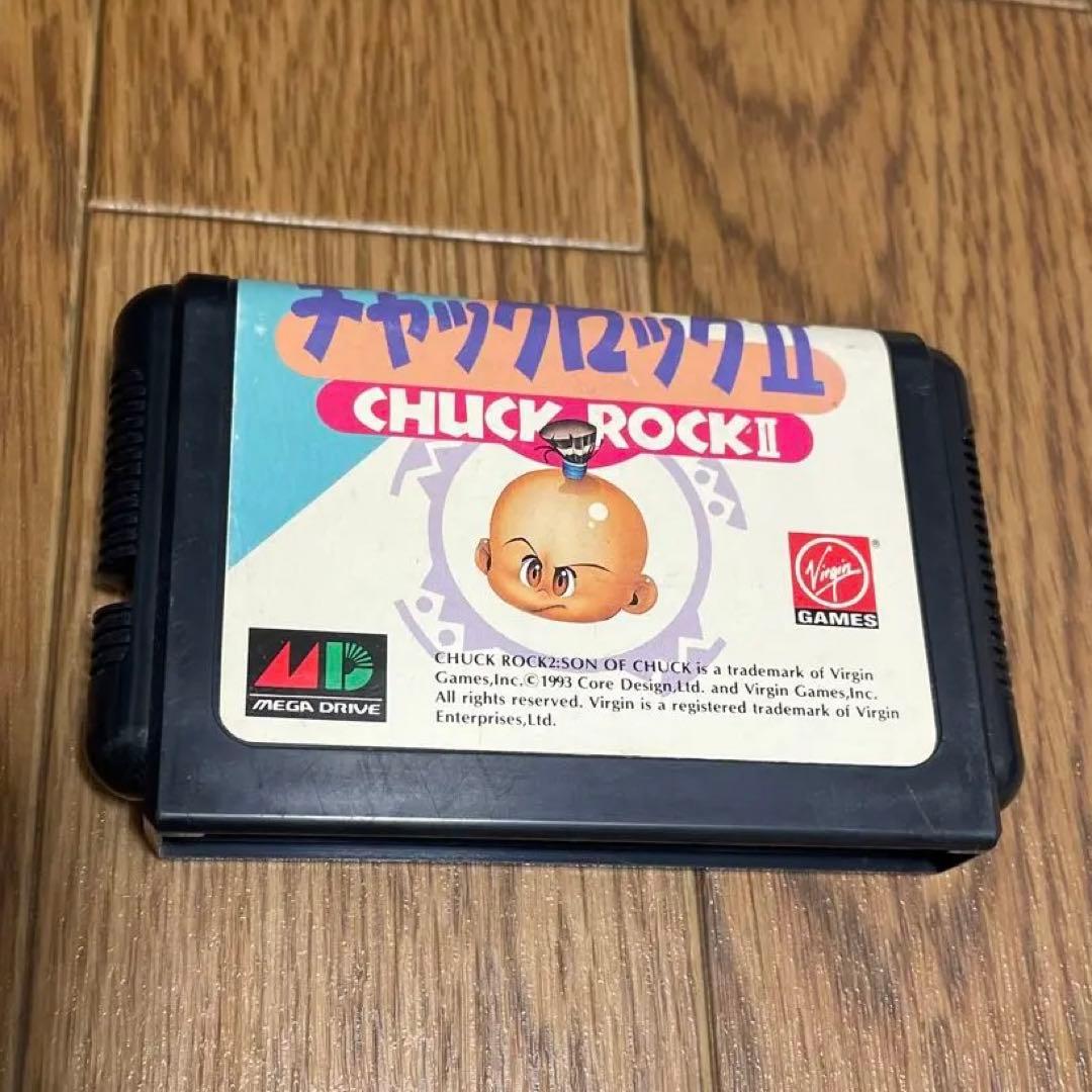 チャックロックII MD メガドライブ メガドライブ チャックロックII プロモーションビデオ ヴァージン