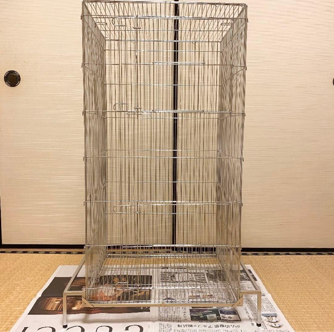 のびも15 ステンレス 10秒ケージ フクロモモンガ モモンガ インコ